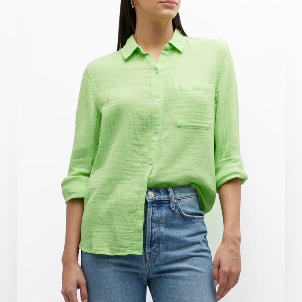 Rails Neon Green Shirt
